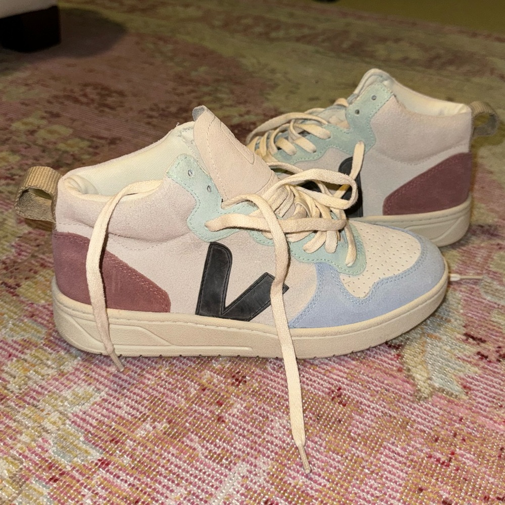 Veja High-Top Sneakers, Size 7, Worn Once